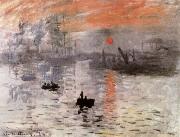 Claude Monet Impresstion Sunrise oil painting on canvas